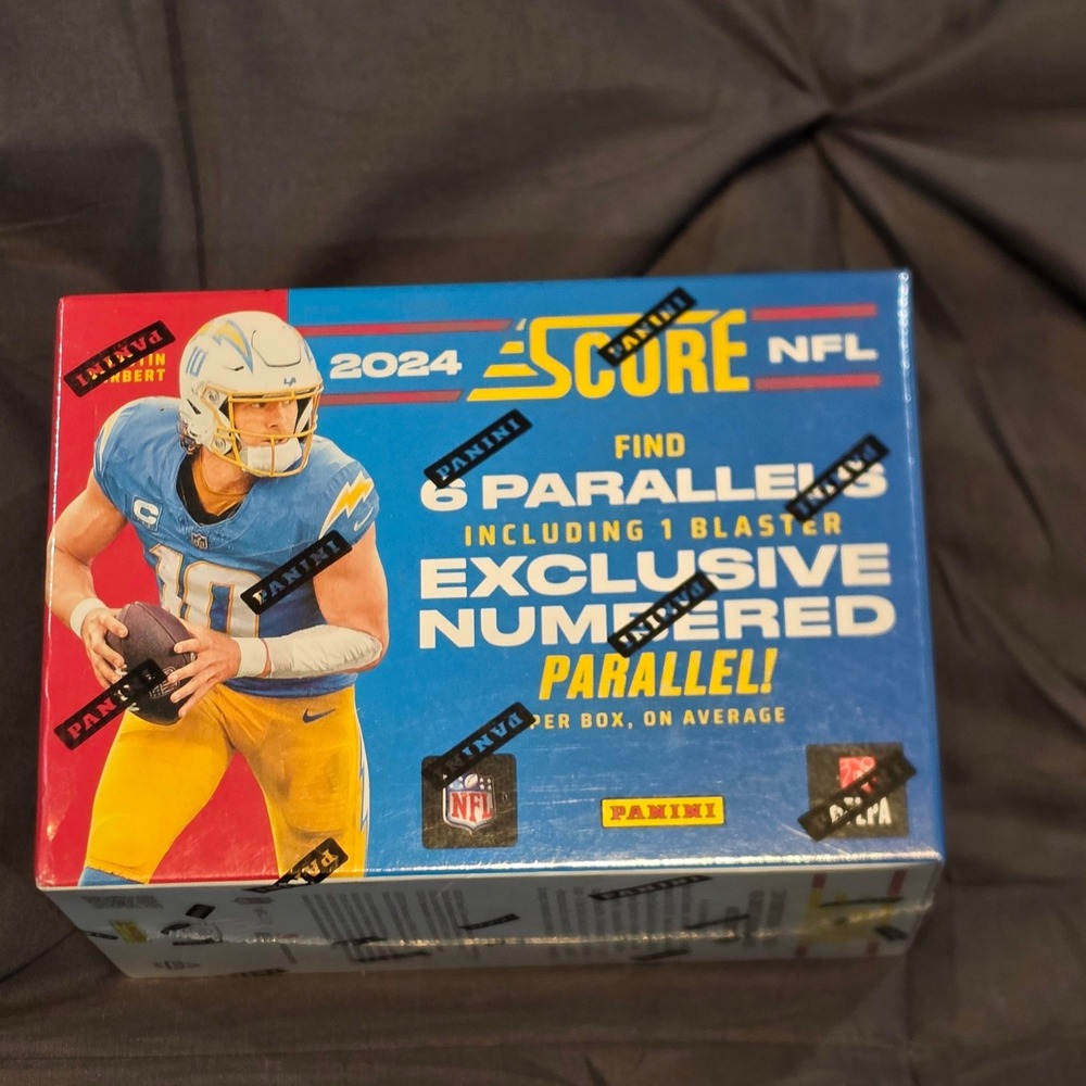 Panini Score Football Blaster Box 2024 NFL OS Blue New Sealed Parallels